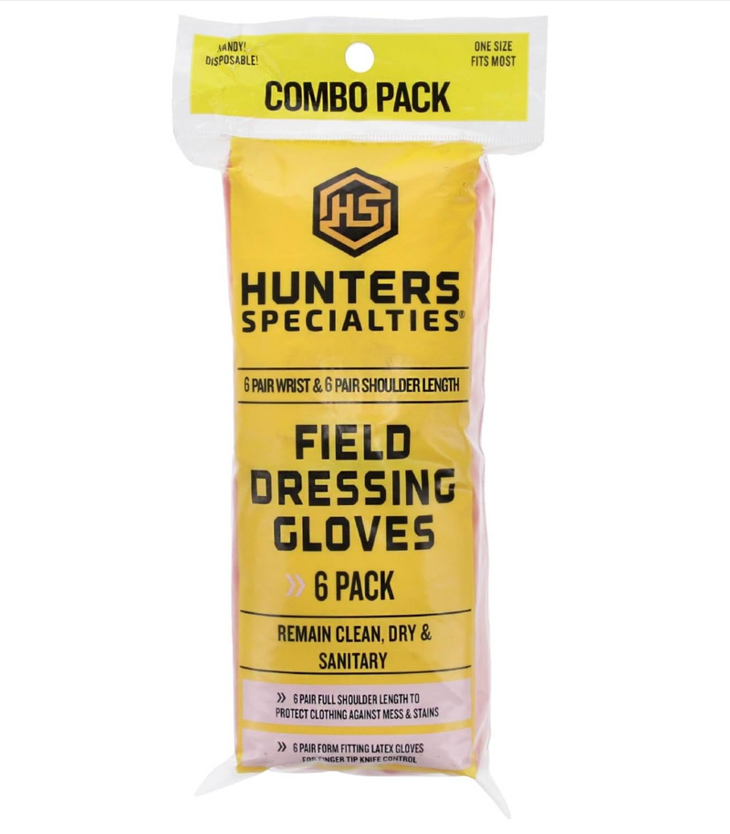 Hunters Specialties Field Dressing Gloves 6 Pack