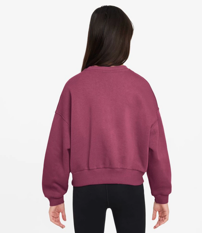 Nike Girls' Club Fleece Crewneck Sweater
