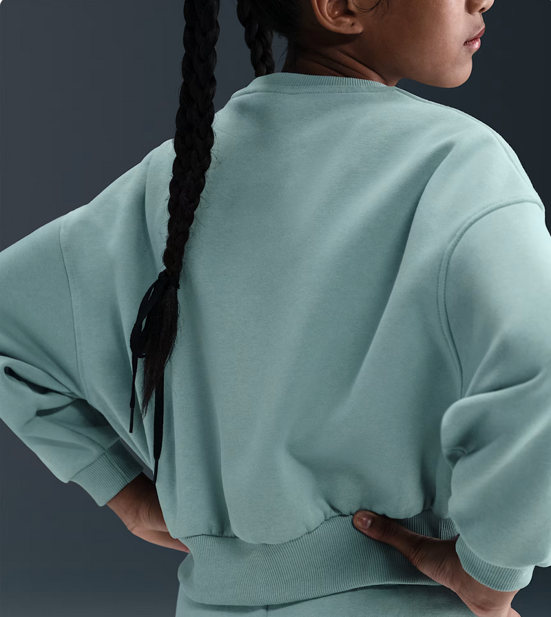 Nike Girls' Club Fleece Crewneck Sweatshirt