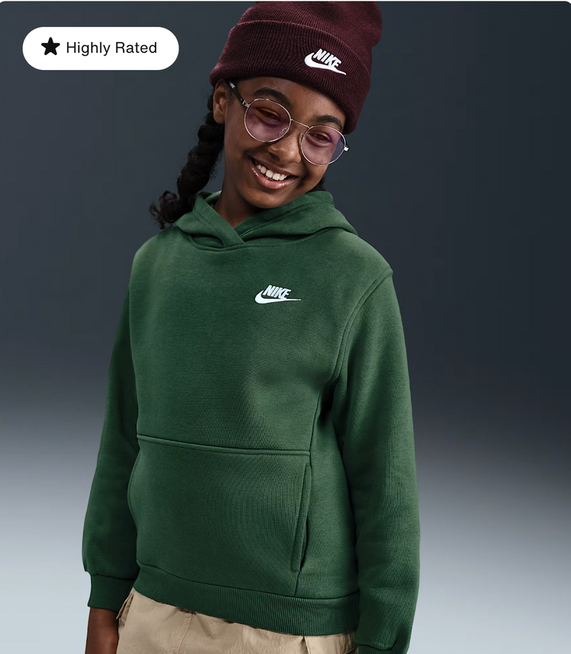 Nike Kids' Club Fleece Hoodie