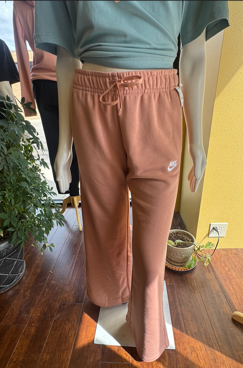 Nike Womens' Club Fleece Wide Leg Pants