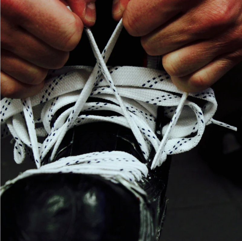 Howies Cloth Hockey Laces White