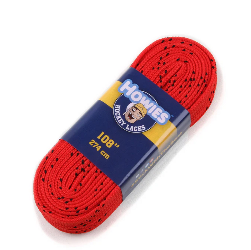 Howies Cloth Hockey Laces Red