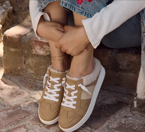 Yellow Box Corbin Shearling Mule Sneaker