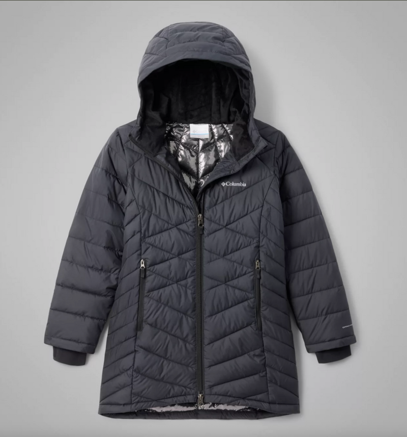 Columbia Girls' Heavenly II Hooded Long Jacket