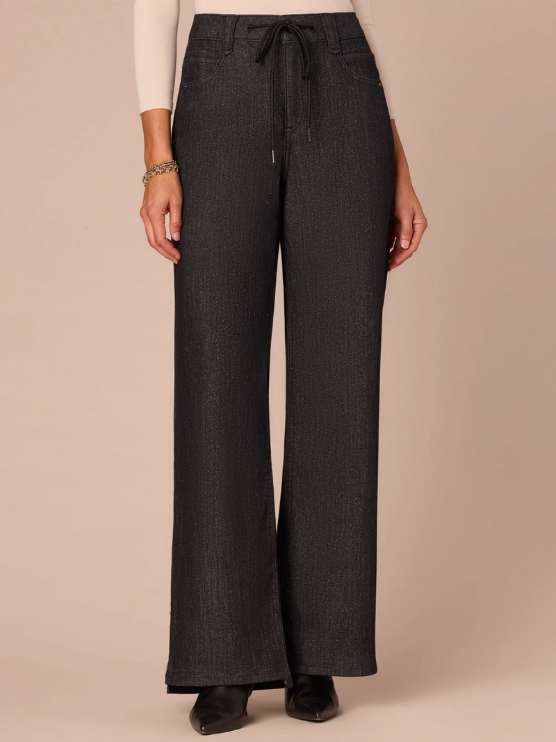 "Ab"leisure High Rise Drawstring Wise Leg Jeans