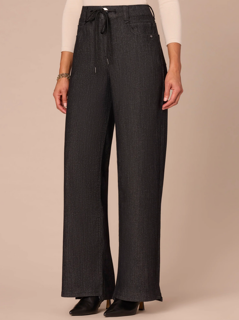 "Ab"leisure High Rise Drawstring Wise Leg Jeans