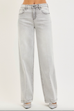 Risen Wide Leg Slouch Jeans