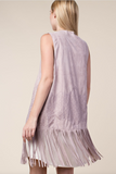 Vocal Suede Fringe Vest