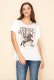 Vocal Graphic Fringe Tee