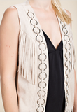 Vocal Suede Ring Vest