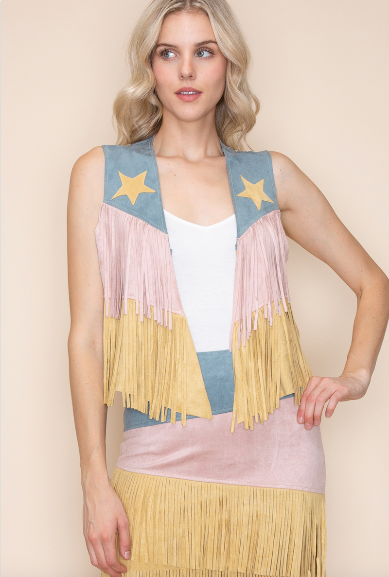 Vocal Star Fringe Vest