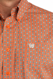 Cinch Geo Short Sleeve Button Down Shirt