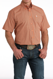 Cinch Geo Short Sleeve Button Down Shirt