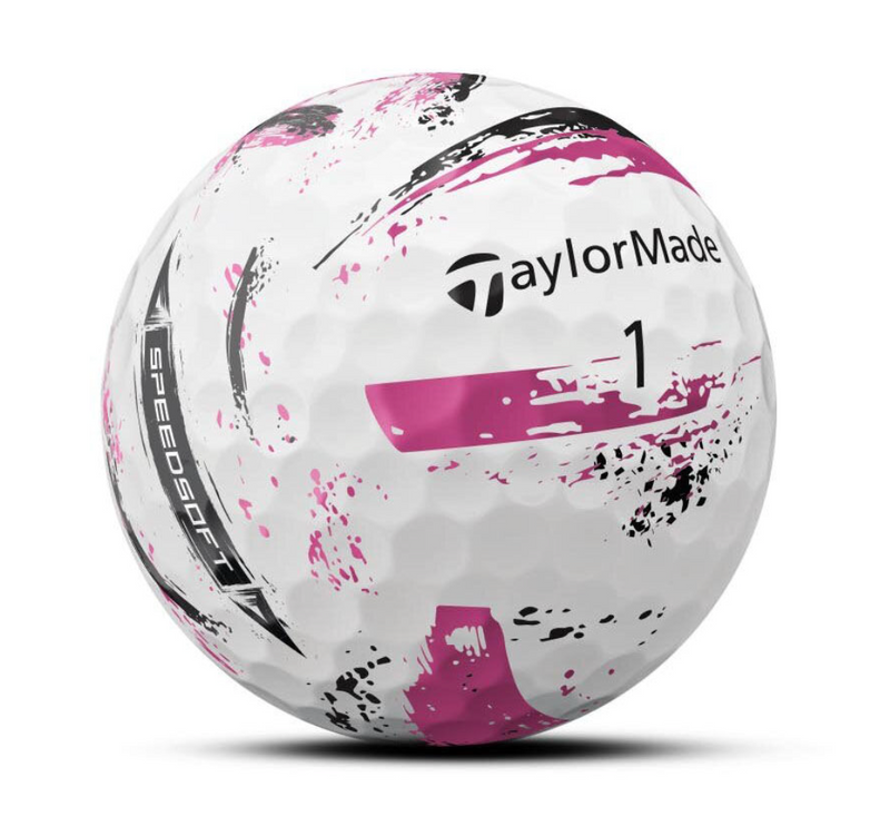 TaylorMade SpeedSoft Pink Ink Golf Balls