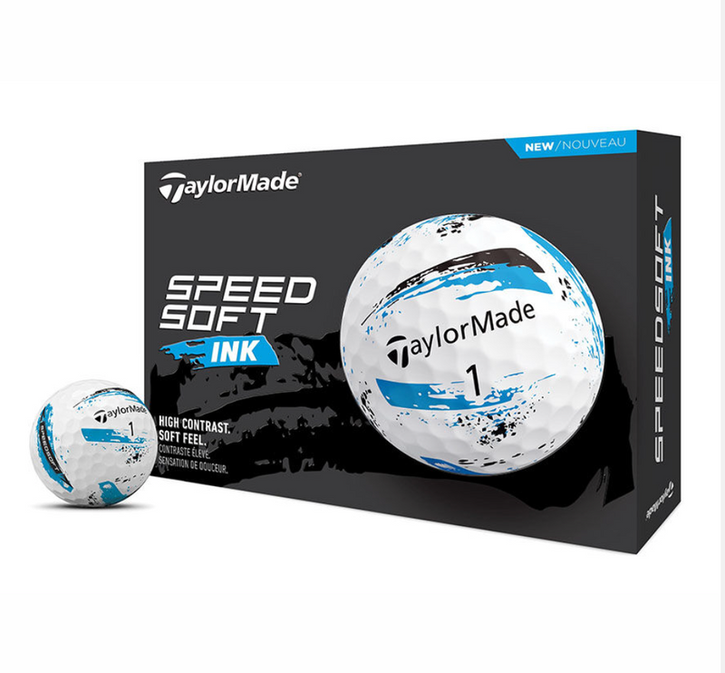 TaylorMade SpeedSoft Blue Ink Golf Balls