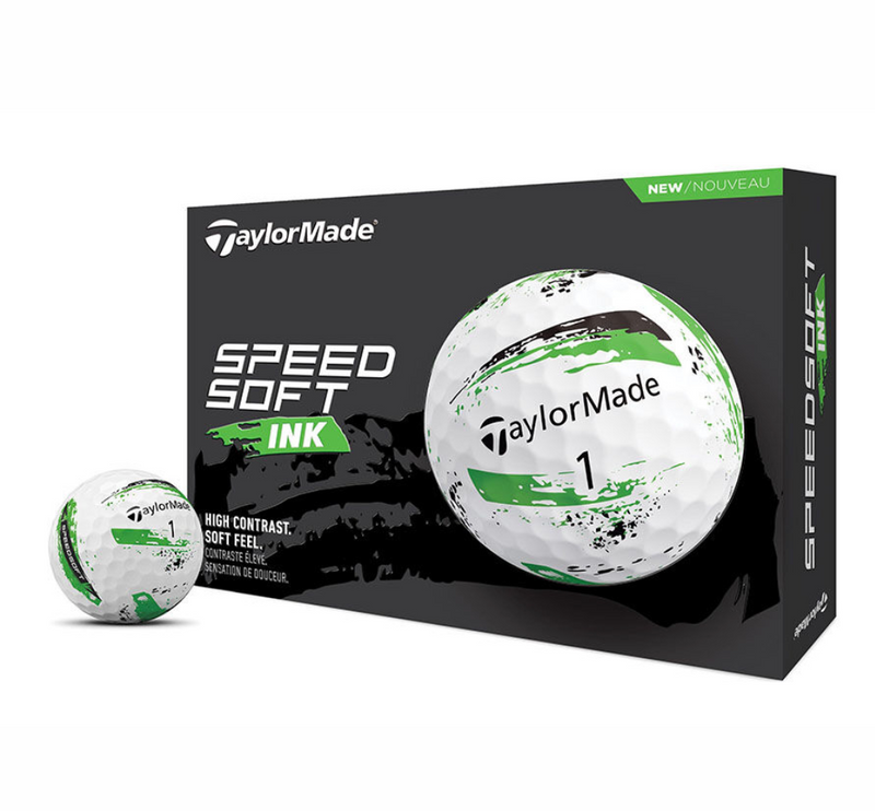 TaylorMade SpeedSoft Green Ink Golf Balls