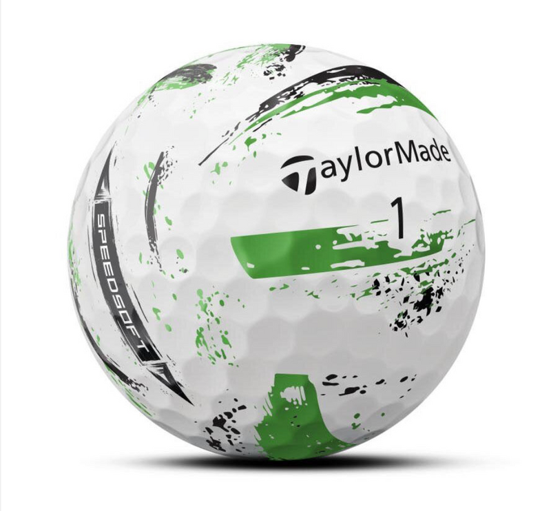 TaylorMade SpeedSoft Green Ink Golf Balls