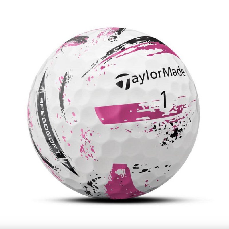 Taylormade SpeedSoft Pink Ink Golf Balls