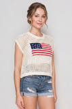 Americana Crochet Top