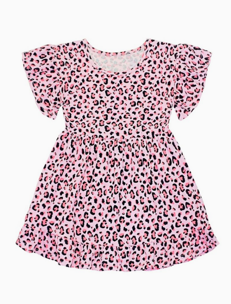 Cutie Patootie Toddler Leopard Dress