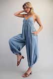 Denim Bubble Romper