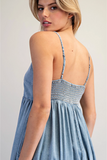 Denim Bubble Romper