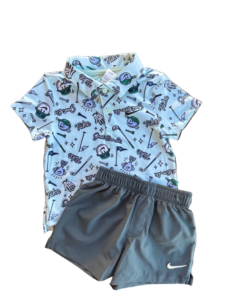 Nike Toddler Golf Polo Set
