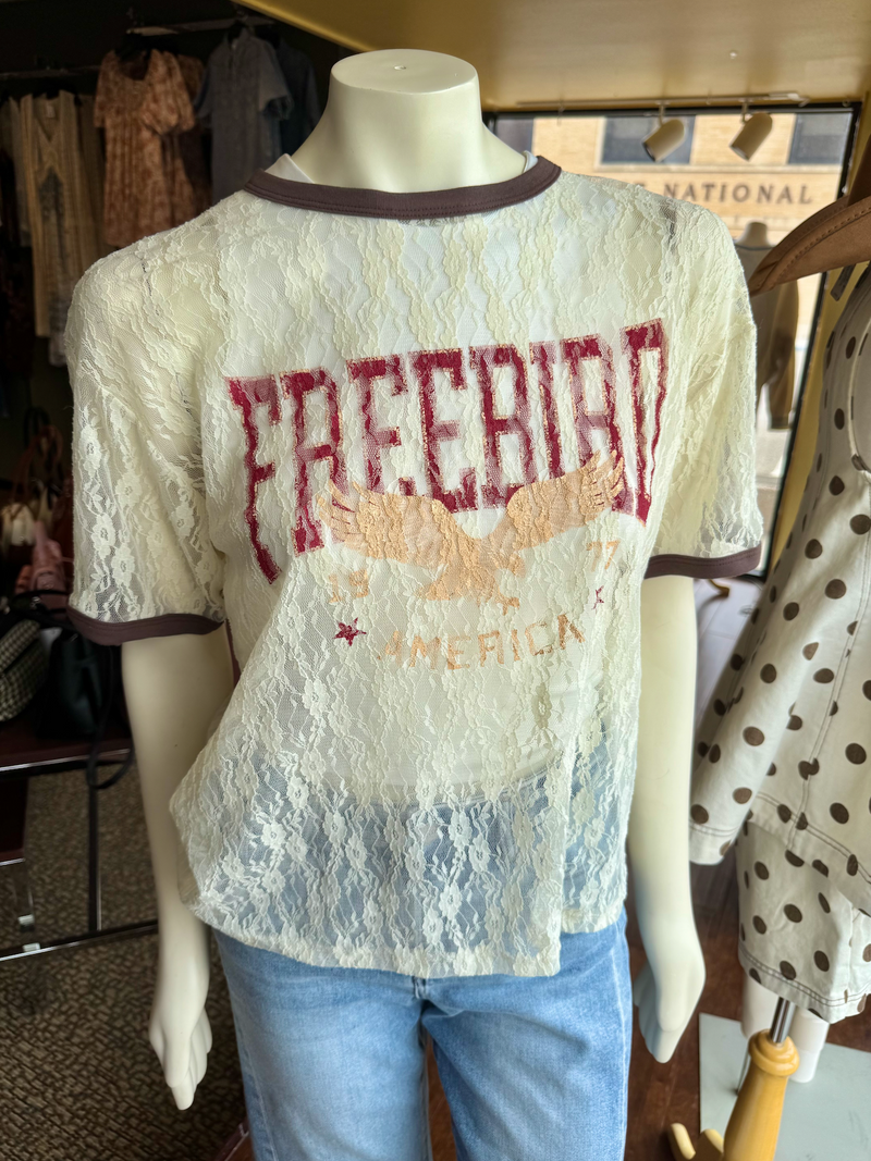 FreeBird Lace Tee