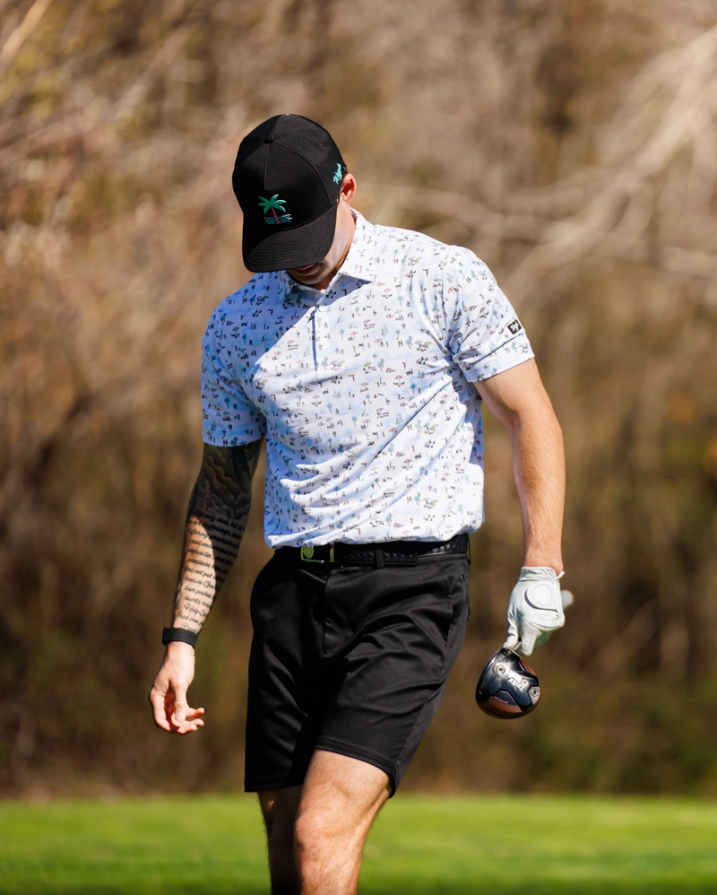 Waggle Beached It Men's Polo