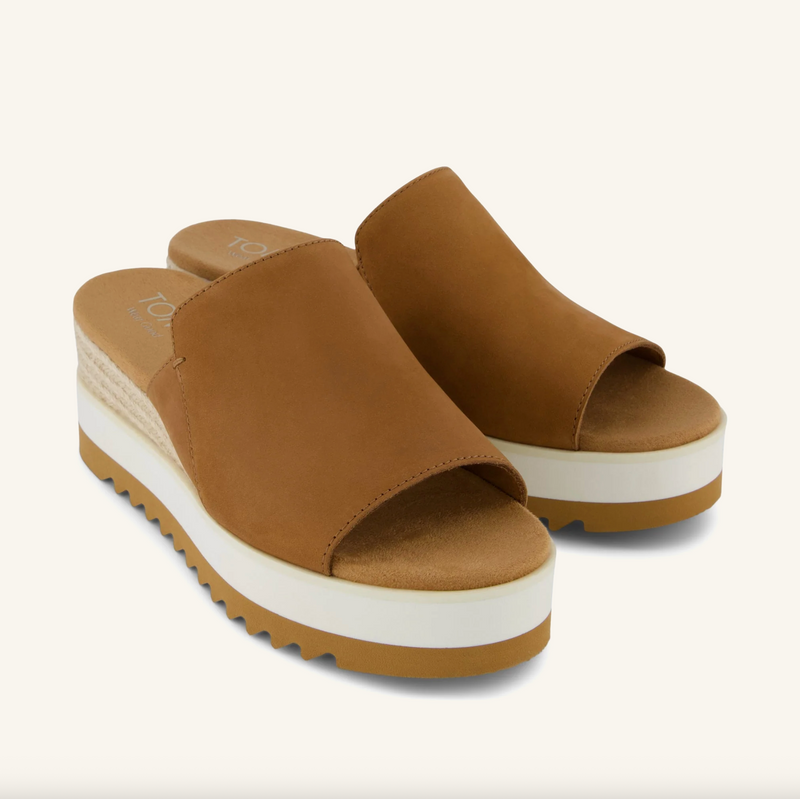Toms Diana Ladies Mule Wedge Sandal