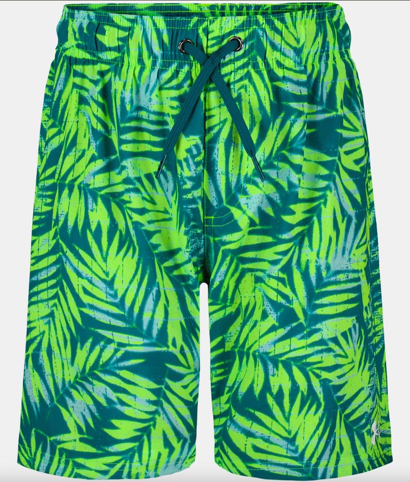 Under Armour Boys' Compression Print Swim Trunks