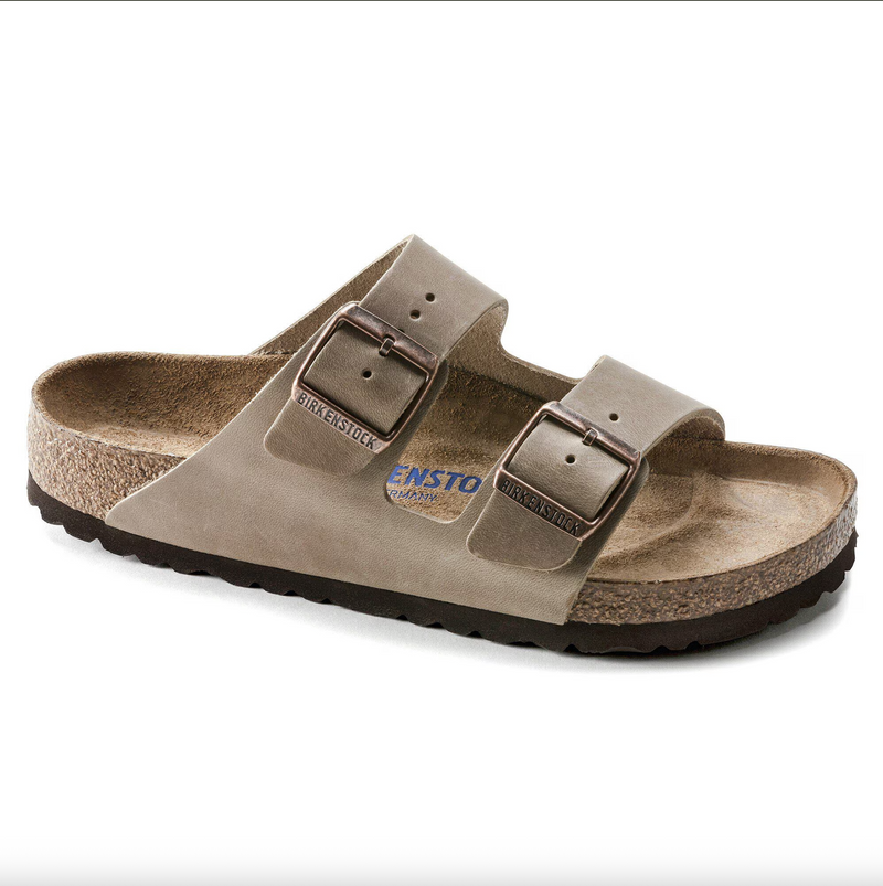 Birkenstocks Arizona Soft Footbed Oiled Leather Mens' Sandals