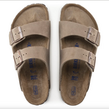 Birkenstocks Arizona Soft Footbed Oiled Leather Mens' Sandals