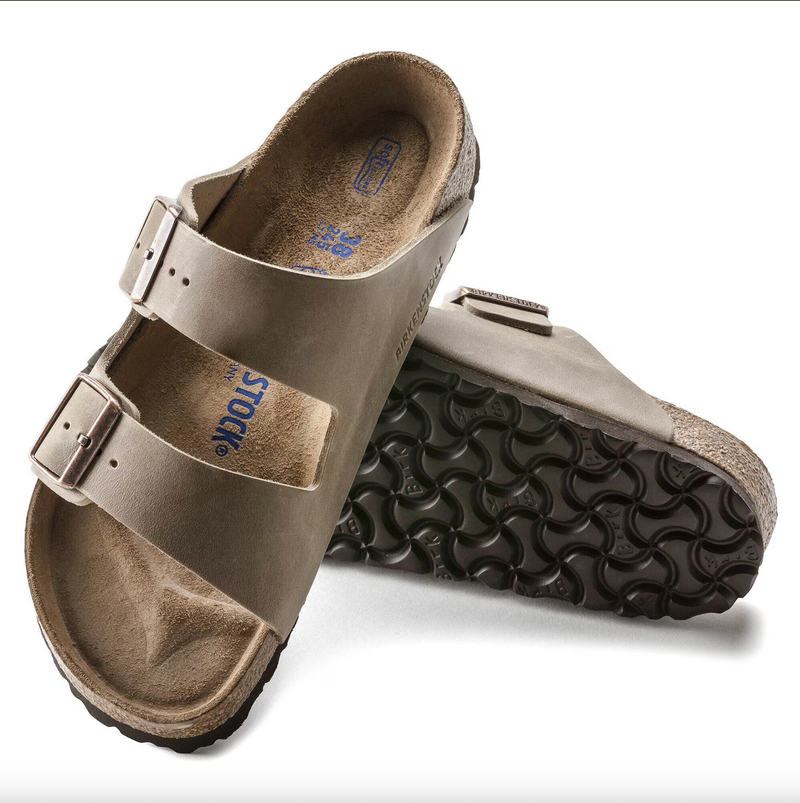 Birkenstocks Arizona Soft Footbed Oiled Leather Mens' Sandals