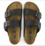 Birkenstock Arizona Soft Footbed Oiled Leather Men's Sandals