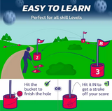 BucketGolf 3 Hole Game Set