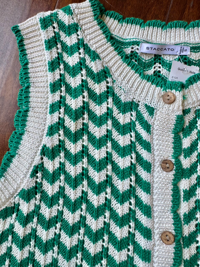 Button Down Knit Tank