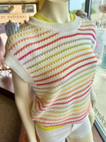 Rainbow Bright Knit Top