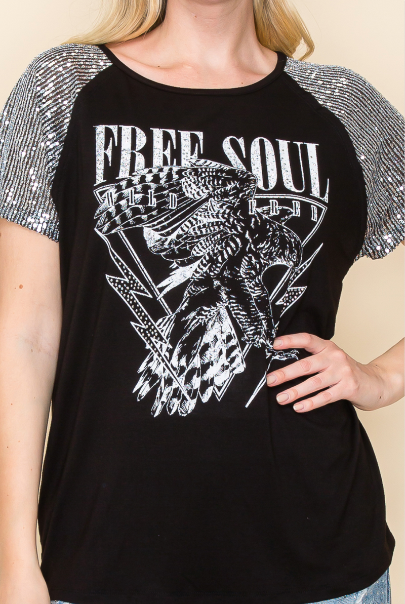 Vocal Curvy Free Soul Tee