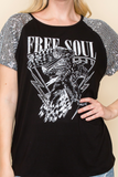 Vocal Curvy Free Soul Tee