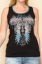 Vocal Curvy Contrast Tank