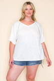 Vocal Curvy Sparkle Top