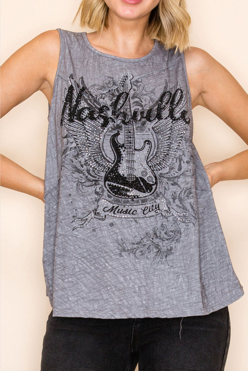 Vocal Curvy Nashville Tank