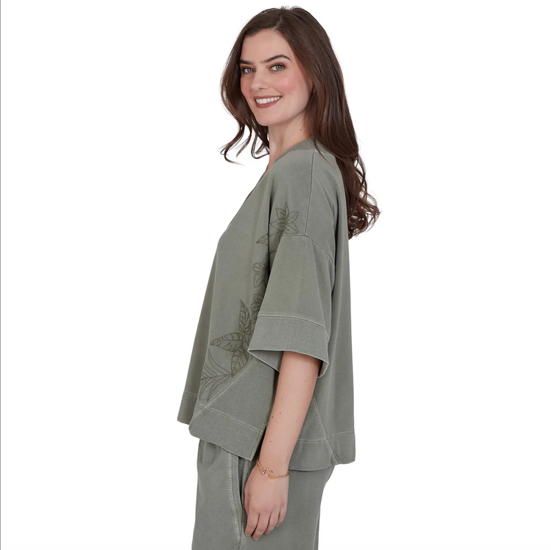 Ruby Rd. Missy French Terry Knit Top