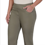 Ruby Rd. Missy Pleated Hem Soft Denim Ankle Pant