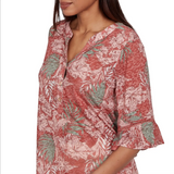Ruby Rd. Missy Tropic Floral Blouse