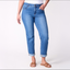 Ruby Rd. Missy Premium Denim Girlfriend Straight Leg Jeans
