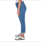 Ruby Rd. Missy Premium Denim Girlfriend Straight Leg Jeans