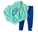 Nike Little Girls' Bubble Crew 2 Piece Set
